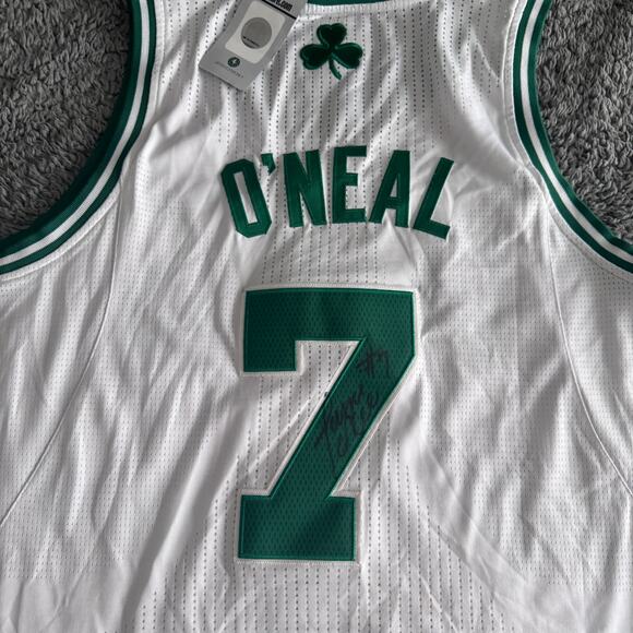 Autographed 2010 Adidas Rev 30 Jermaine O'Neal NBA Boston Celtics Jersey JSA COA - Picture 15 of 16